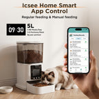 Smart Automatic Pet Feeder with 1080P Camera | App Control & Two-Way Audio