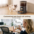 Smart Automatic Pet Feeder with 1080P Camera | App Control & Two-Way Audio