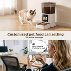Smart Automatic Pet Feeder with 1080P Camera | App Control & Two-Way Audio